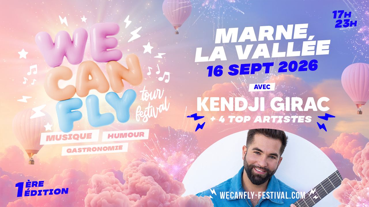 We Can Fly Tour Festival Kendji Girac